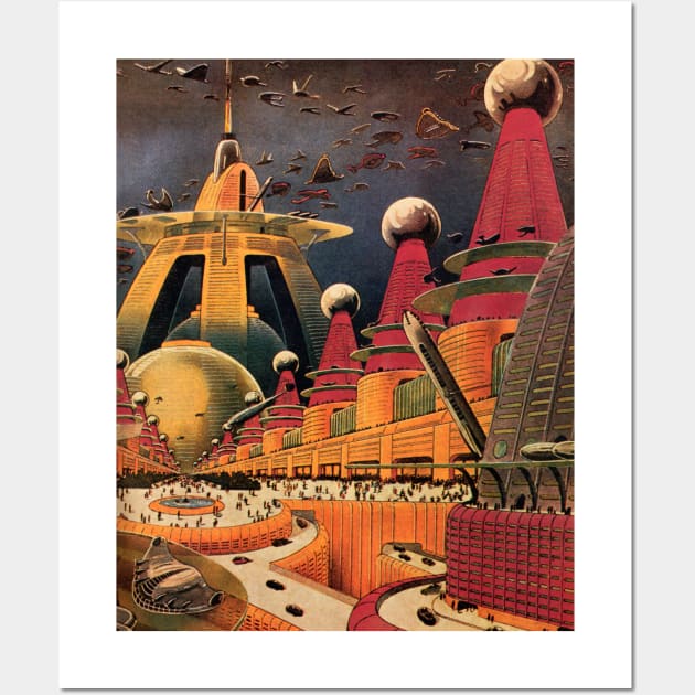 Vintage Science Fiction Wall Art by MasterpieceCafe